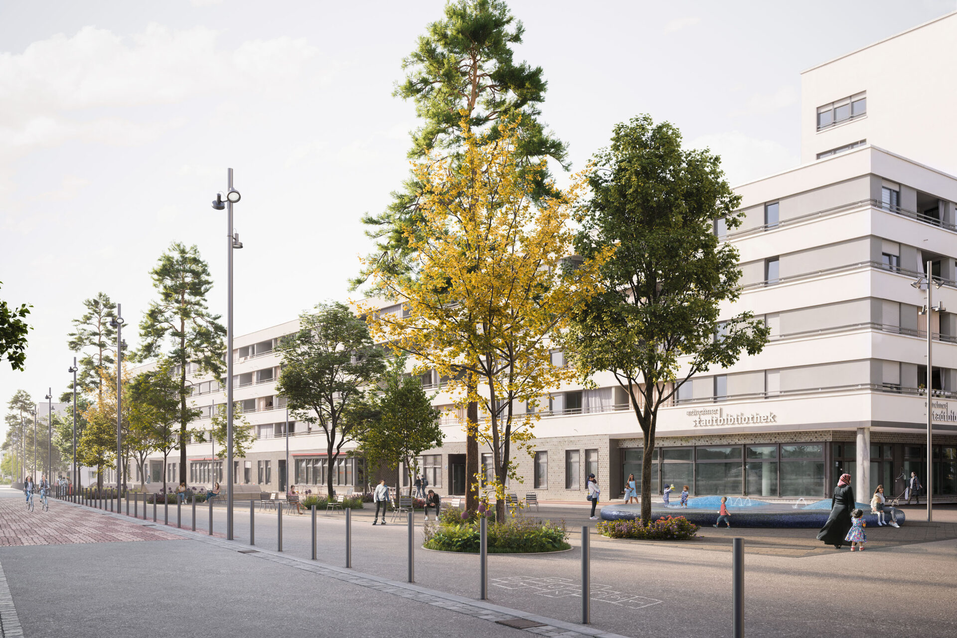 München Riem Elisabeth Castonier Platz